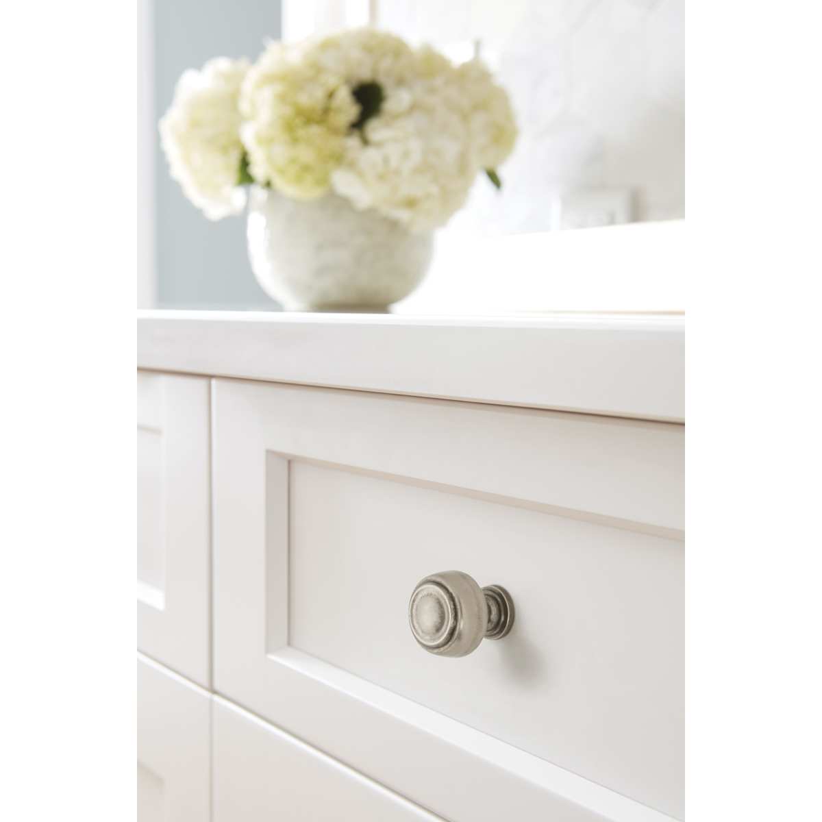 Amerock - BP538072G10 - Kane 1-5/8 Inch Mushroom Cabinet Knob in Satin Nickel