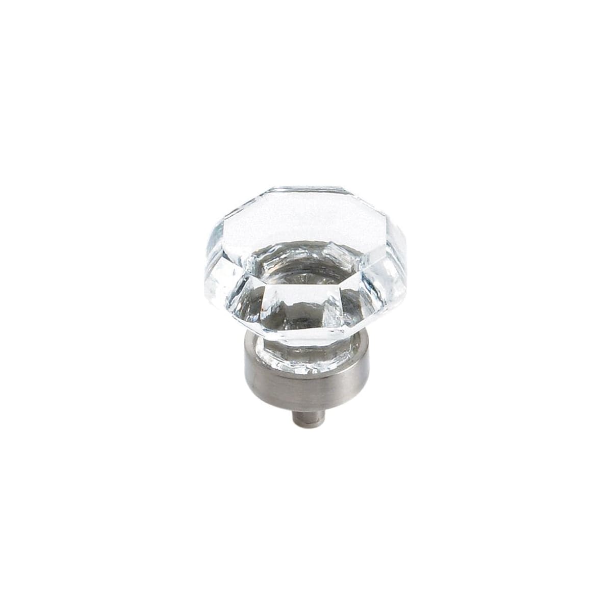 Amerock - BP55268CG10-25PACK - Traditional Classics 1-5/16 Inch Geometric Cabinet Knob - 25 Pack in Satin Nickel