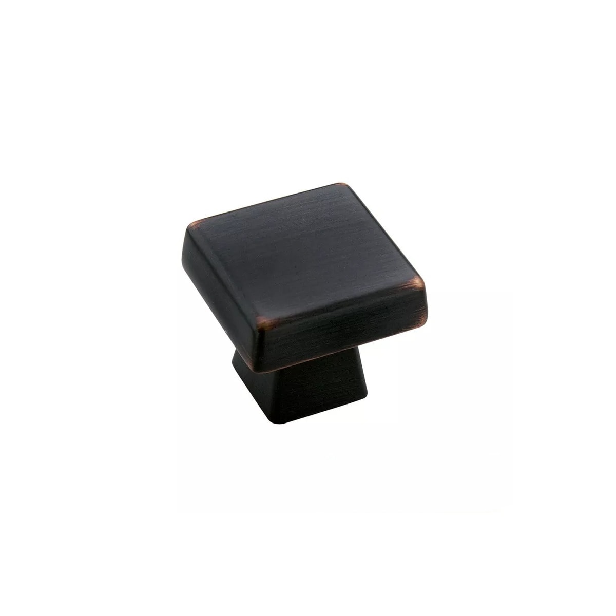 Blackrock 1-3/16 Inch Square Cabinet Knob - 10 Pack