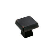 Amerock - BP55273ORB-10PACK - Blackrock 1-1/2 Inch Square Cabinet Knob - 10 Pack in Oil Rubbed Bronze