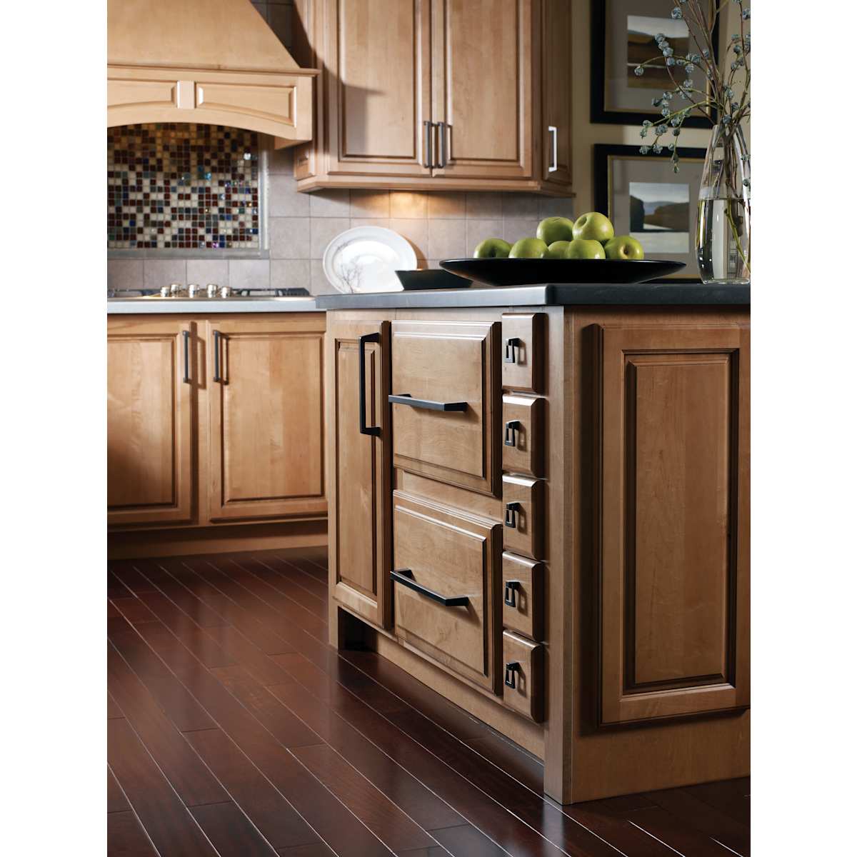 Amerock - BP55275G10-10PACK - Blackrock 3 Inch Center to Center Handle Cabinet Pull - 10 Pack in Satin Nickel