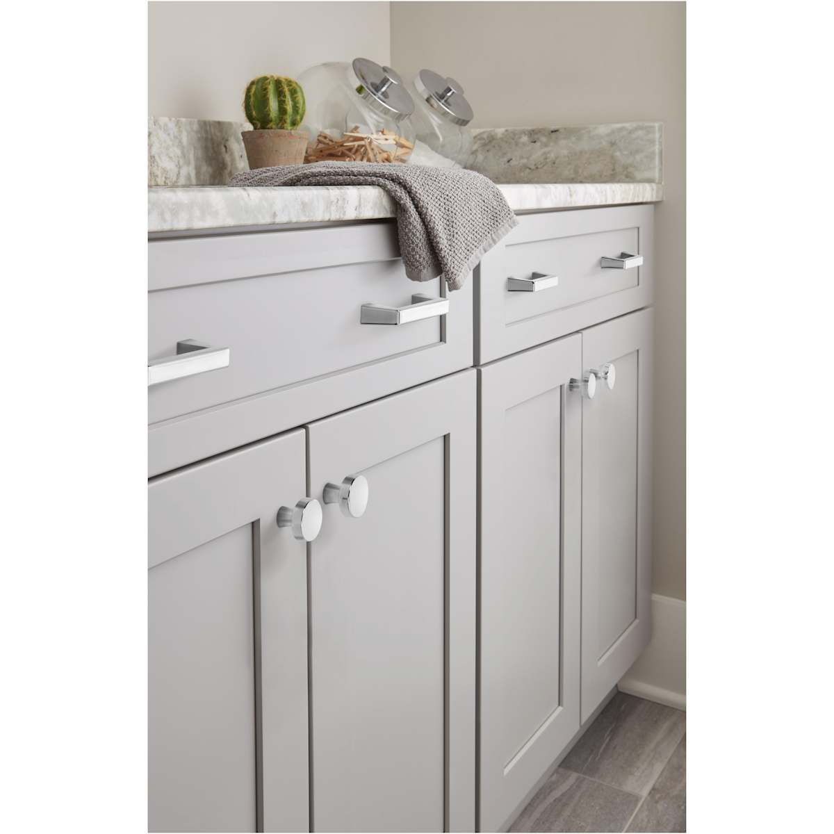 Amerock - BP55275GM - Blackrock 3 Inch Center to Center Handle Cabinet Pull in Gunmetal