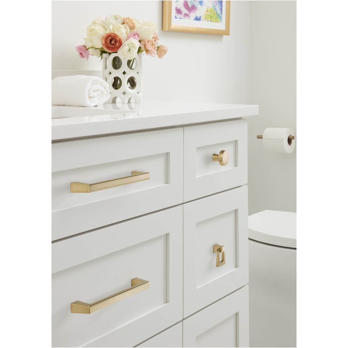 Amerock - BP5527826 - Blackrock 6-5/16 Inch Center to Center Handle Cabinet Pull in Polished Chrome