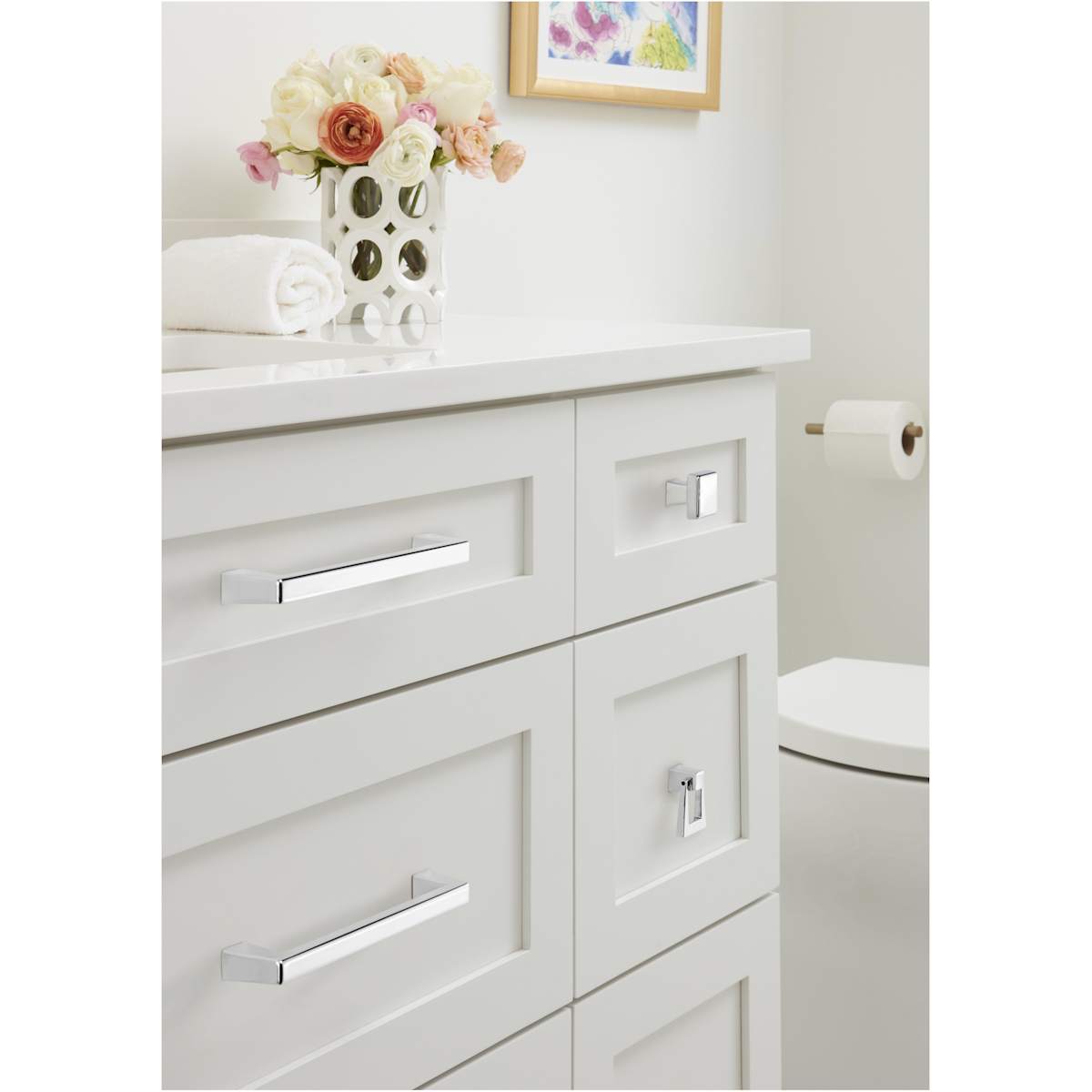 Amerock - BP5527826 - Blackrock 6-5/16 Inch Center to Center Handle Cabinet Pull in Polished Chrome