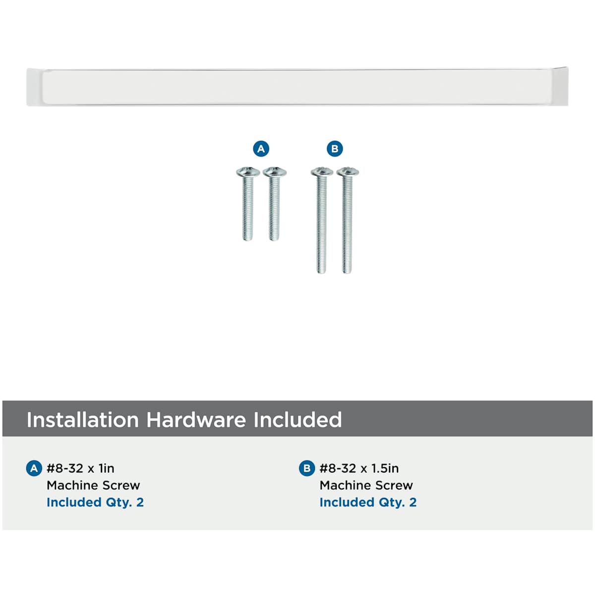 Amerock - BP5527826 - Blackrock 6-5/16 Inch Center to Center Handle Cabinet Pull in Polished Chrome