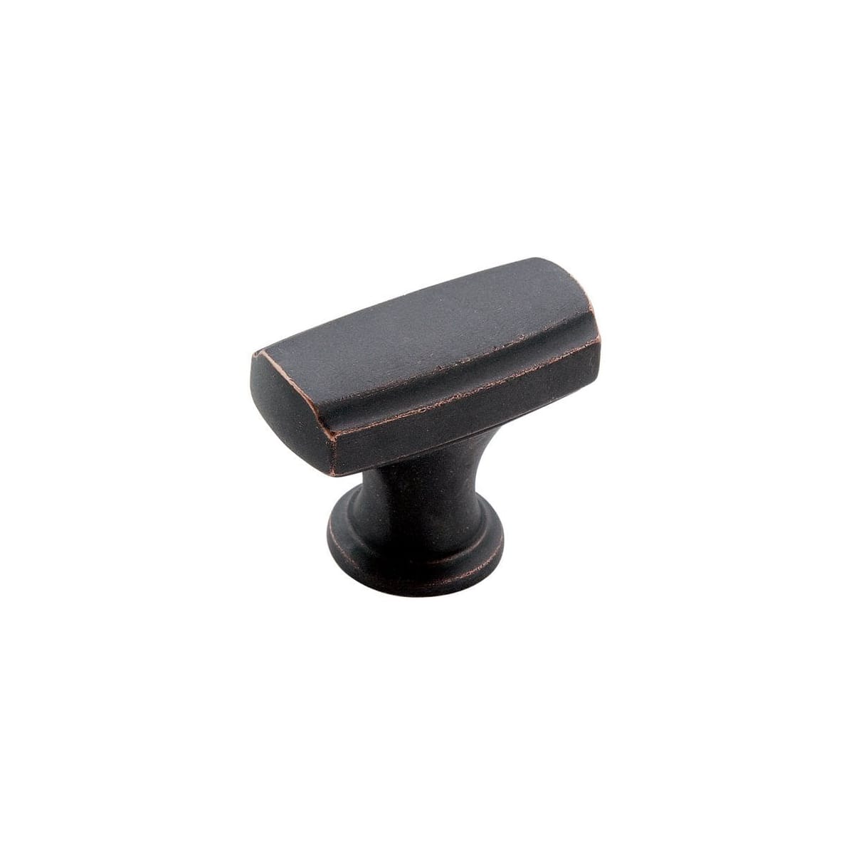 Highland Ridge 1-3/8 Inch Rectangular Cabinet Knob - 25 Pack