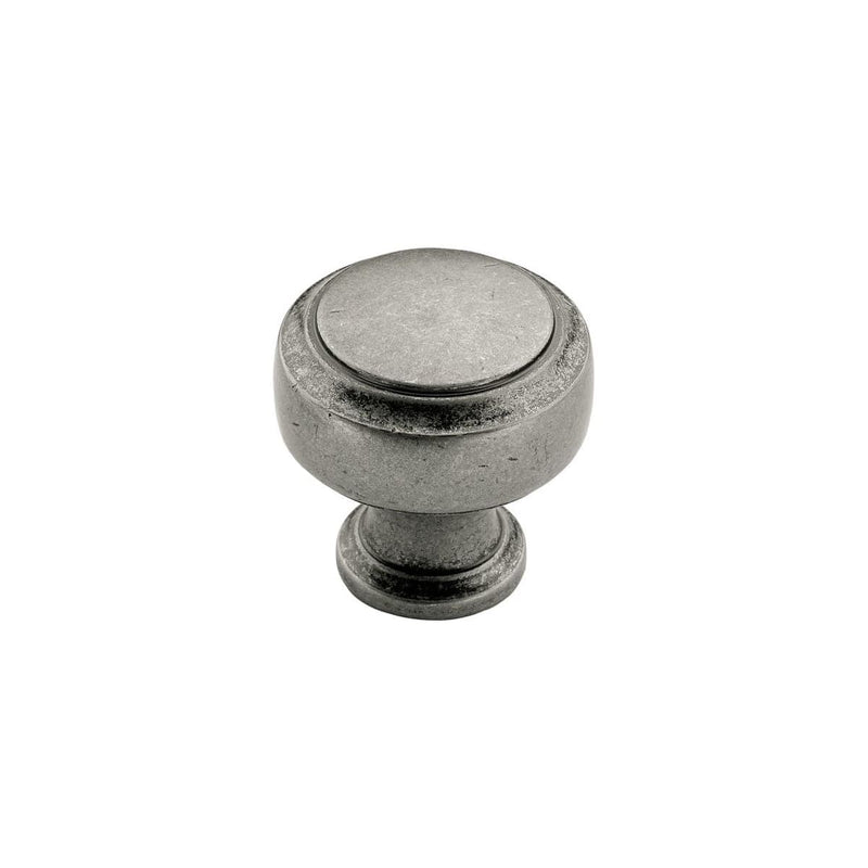Amerock - BP55312AP-10PACK - Highland Ridge 1-3/16 Inch Mushroom Cabinet Knob - 10 Pack in Antique Pewter