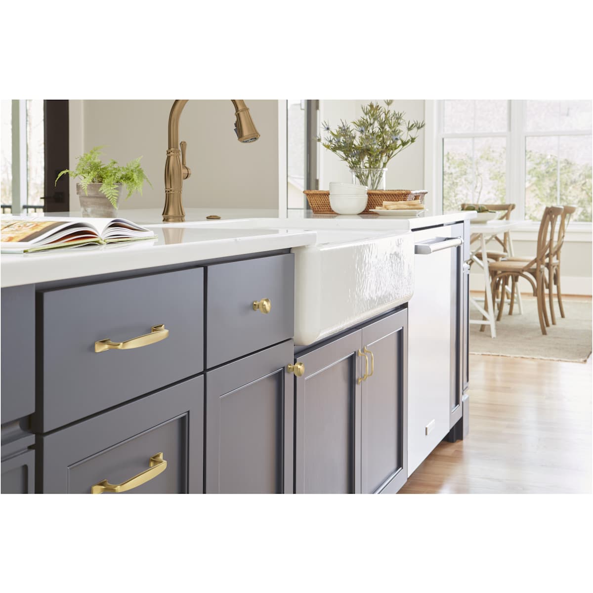Amerock - BP55319BBR - Highland Ridge 5-1/16 Inch Center to Center Handle Cabinet Pull in Black Bronze