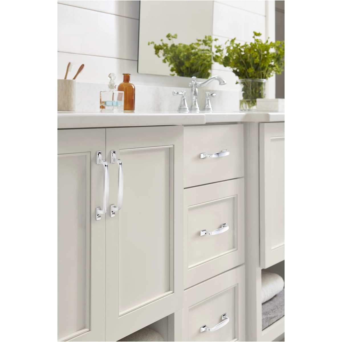 Amerock - BP55319BBR - Highland Ridge 5-1/16 Inch Center to Center Handle Cabinet Pull in Black Bronze