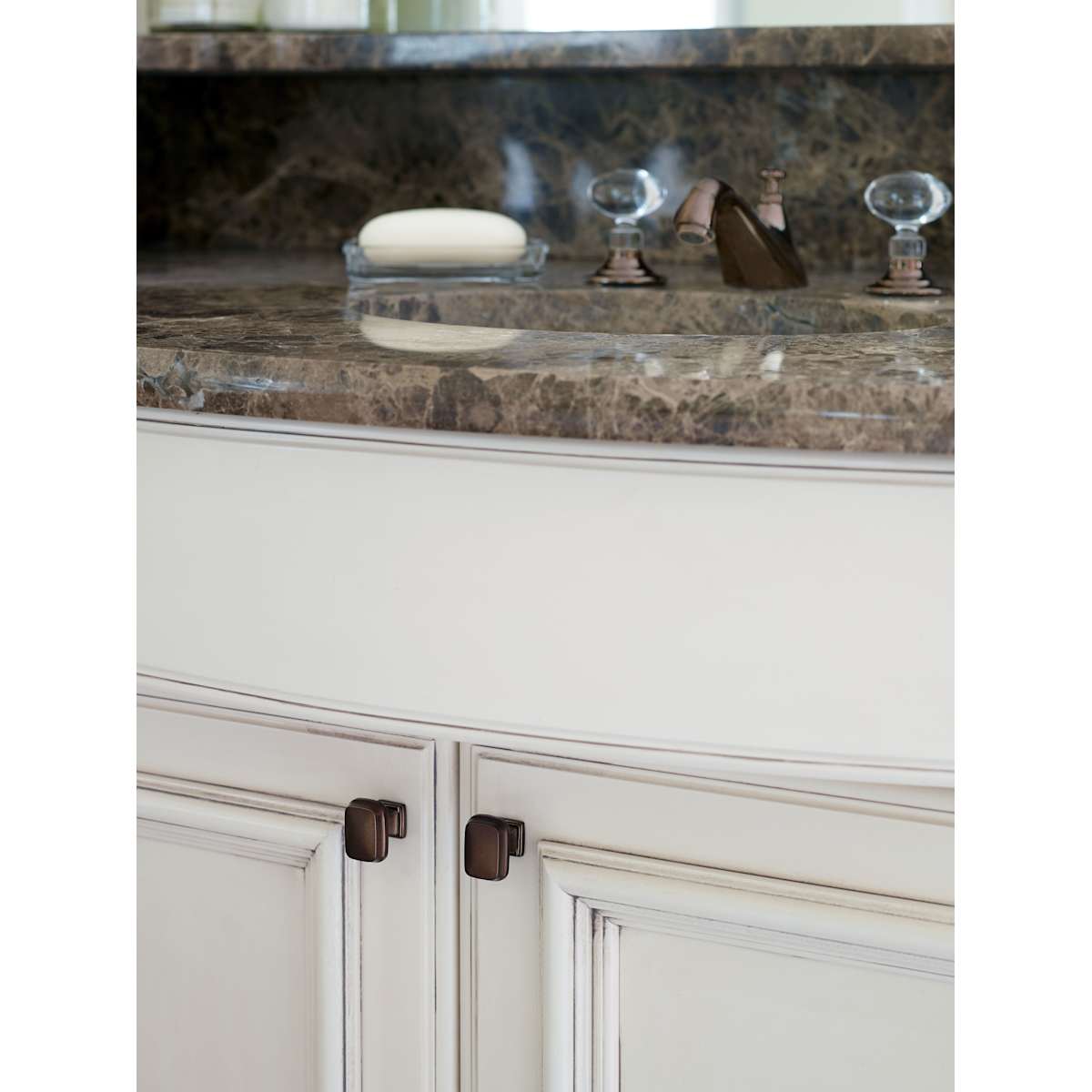 Amerock - BP55343PN-10PACK - Revitalize 3 Inch Center to Center Handle Cabinet Pull - 10 Pack in Polished Nickel