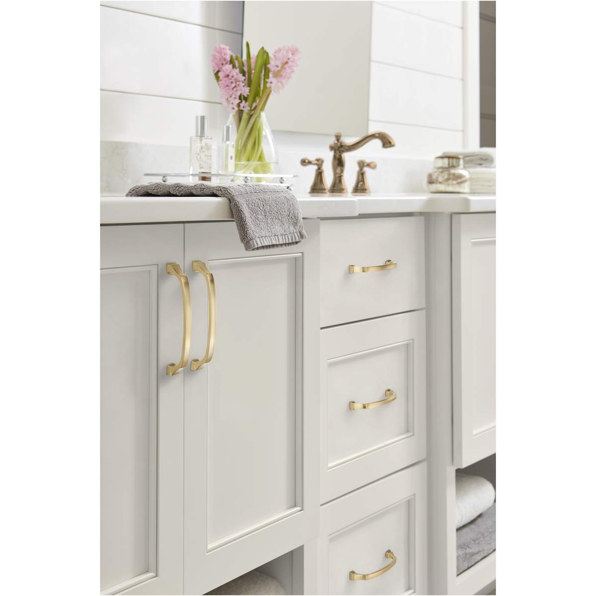 Amerock - BP55346PN - Revitalize 5-1/16 Inch Center to Center Handle Cabinet Pull in Polished Nickel