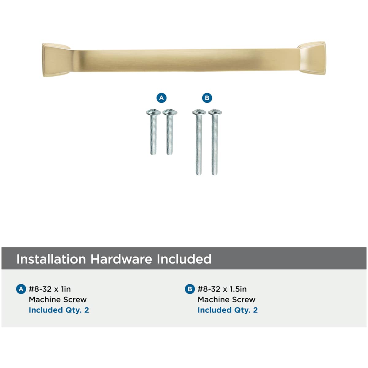 Amerock - BP55346PN - Revitalize 5-1/16 Inch Center to Center Handle Cabinet Pull in Polished Nickel