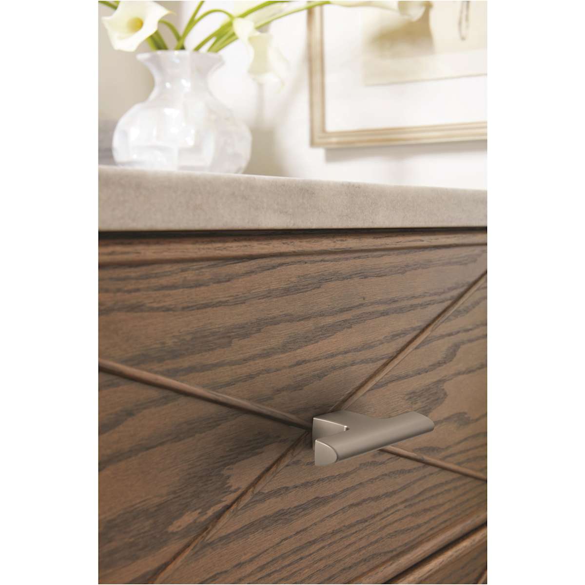 Amerock - BP55361G10 - Riva 1/2 Inch Bar Cabinet Knob in Satin Nickel