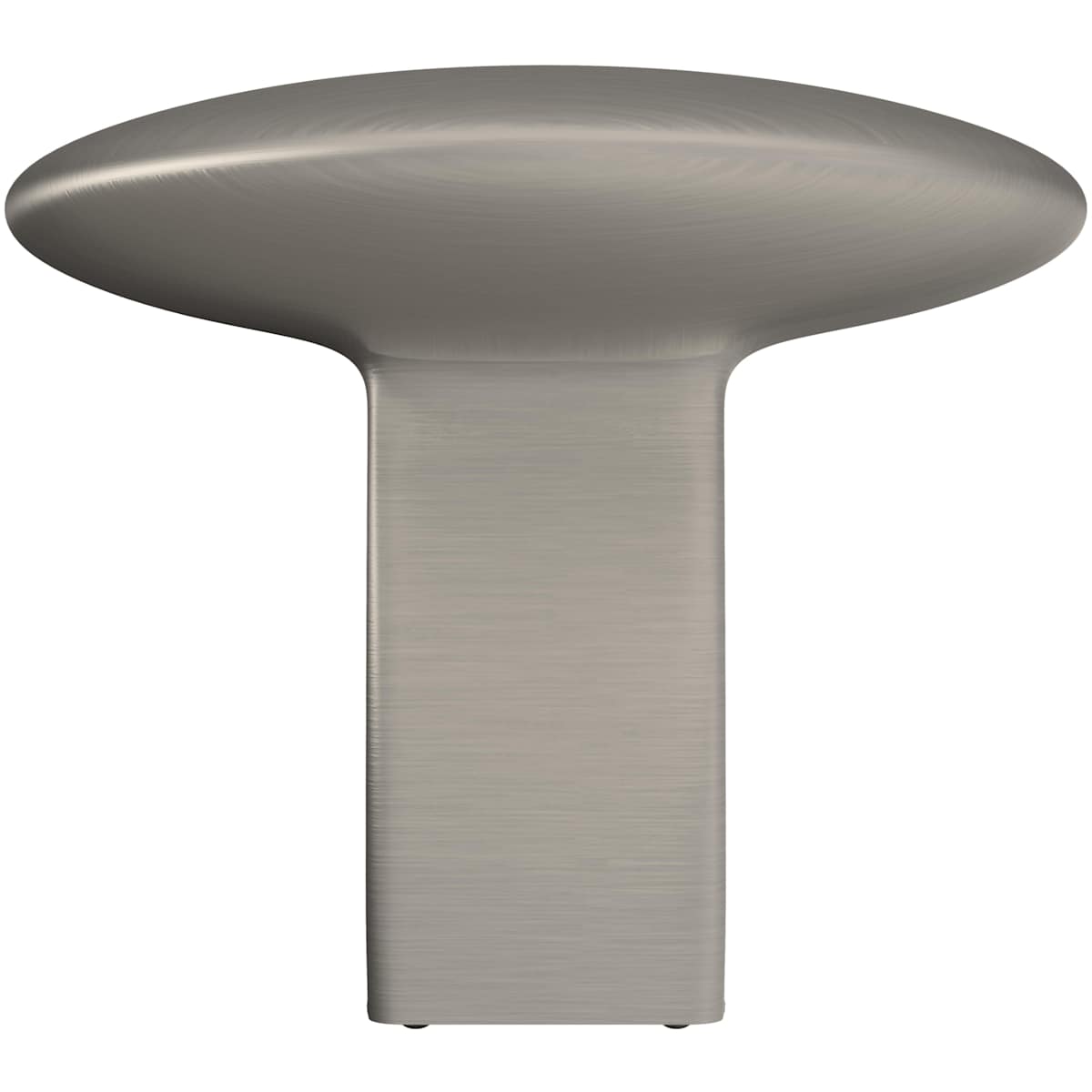 Amerock - BP55362MB - Riva 1-1/4 Inch Oval Cabinet Knob in Matte Black