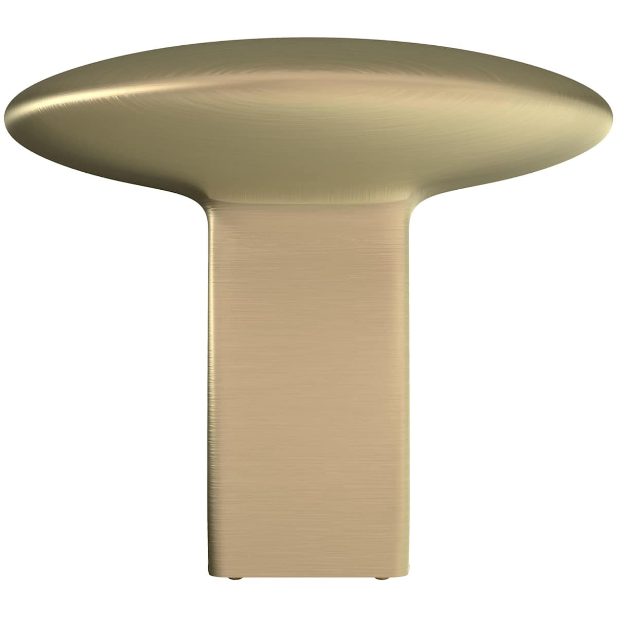 Amerock - BP55362MB - Riva 1-1/4 Inch Oval Cabinet Knob in Matte Black