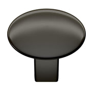 Amerock - BP55362GPH - Riva 1-1/4 Inch Oval Cabinet Knob in Graphite