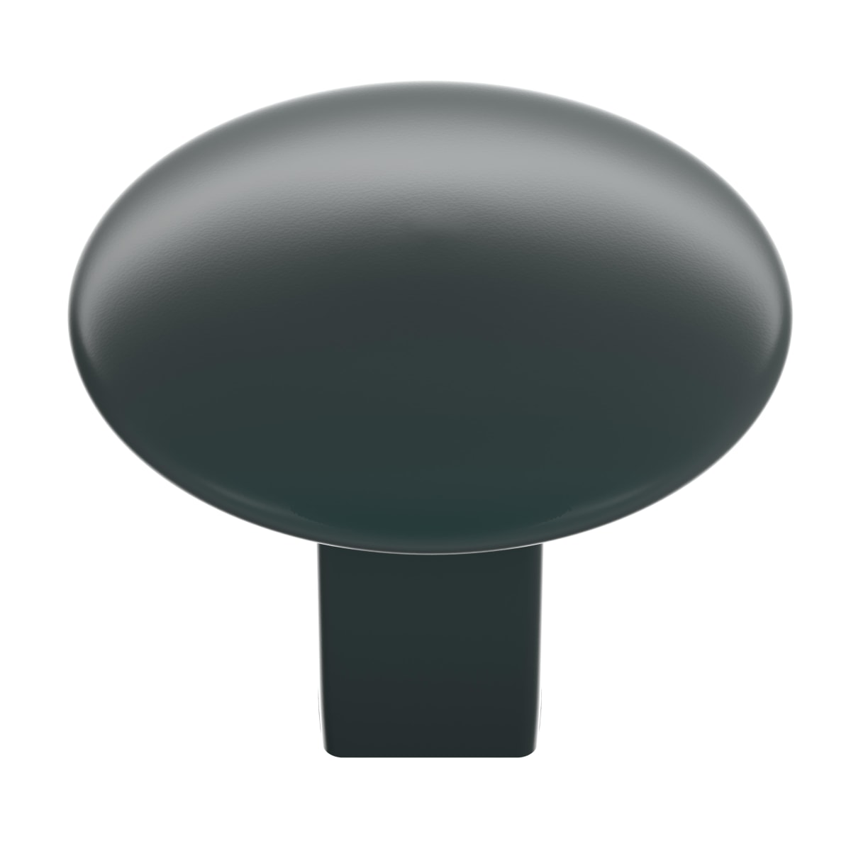Amerock - BP55362MB - Riva 1-1/4 Inch Oval Cabinet Knob in Matte Black
