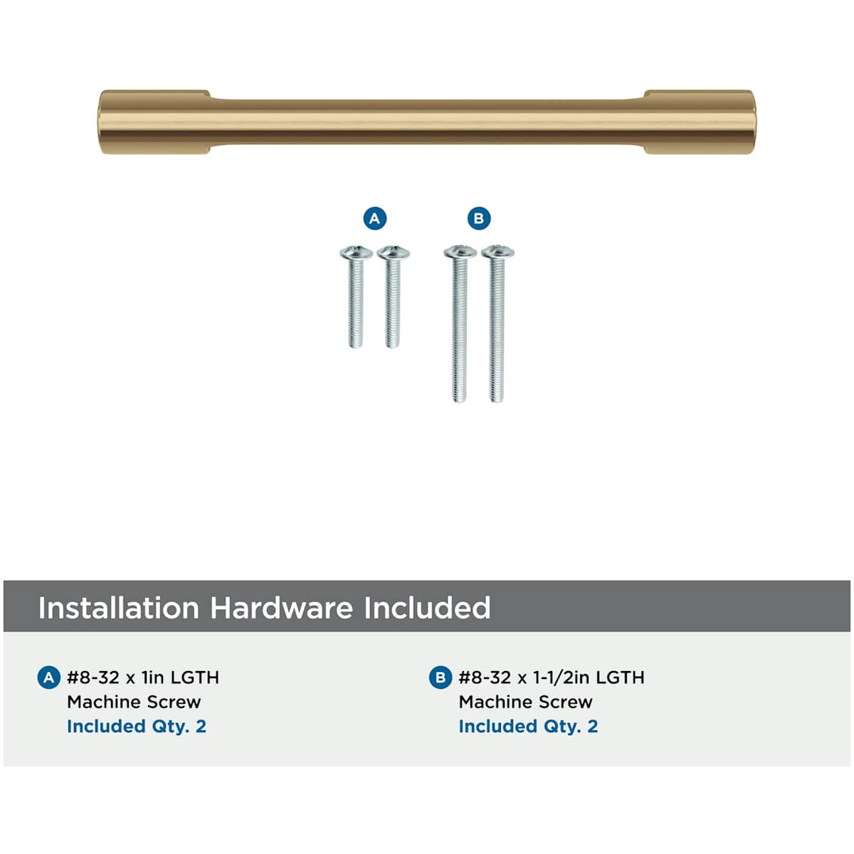Amerock - BP5536526 - Riva 3-3/4 Inch Center to Center Handle Cabinet Pull in Polished Chrome