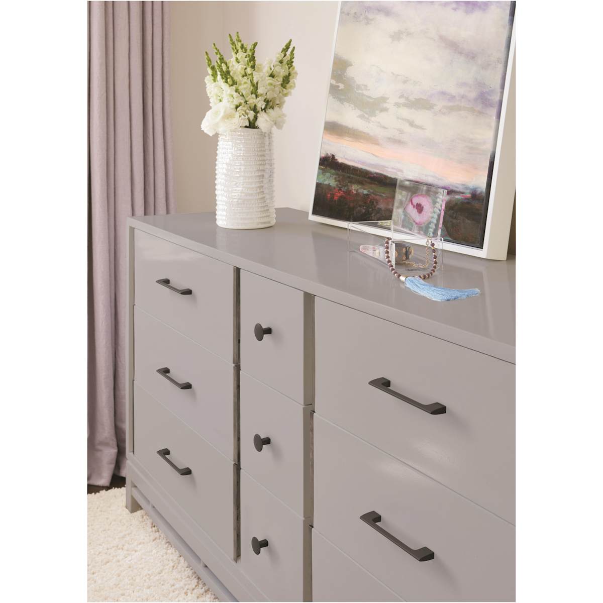 Amerock - BP55367BBZ - Riva 5-1/16 Inch Center to Center Handle Cabinet Pull in Golden Champagne