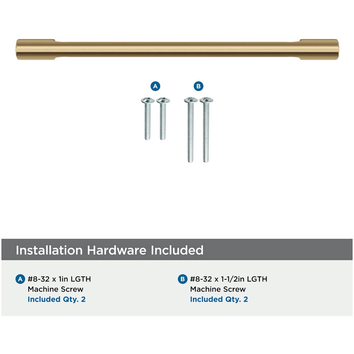 Amerock - BP55368CZ - Riva 6-5/16 Inch Center to Center Handle Cabinet Pull in Champagne Bronze