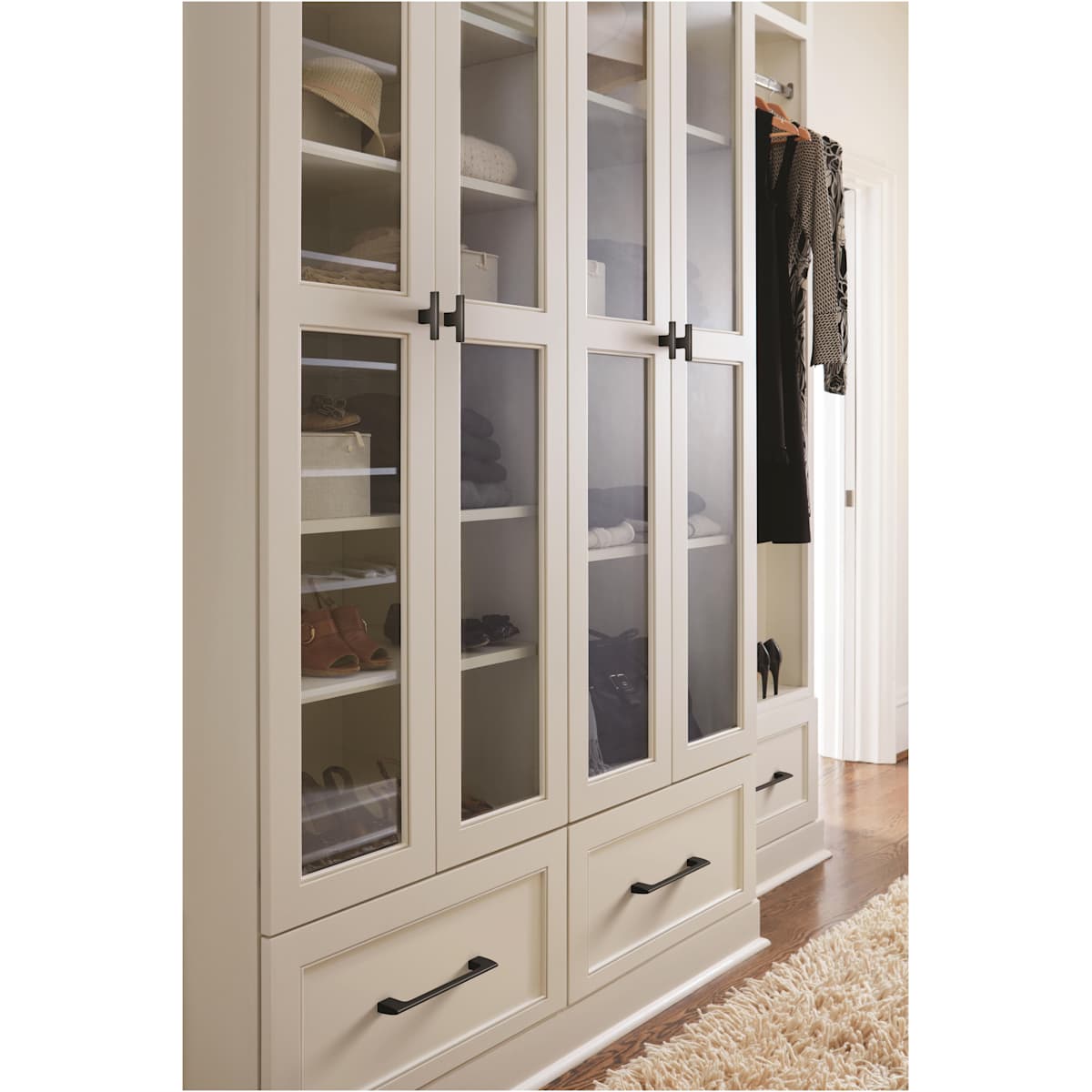 Amerock - BP55368CZ - Riva 6-5/16 Inch Center to Center Handle Cabinet Pull in Champagne Bronze