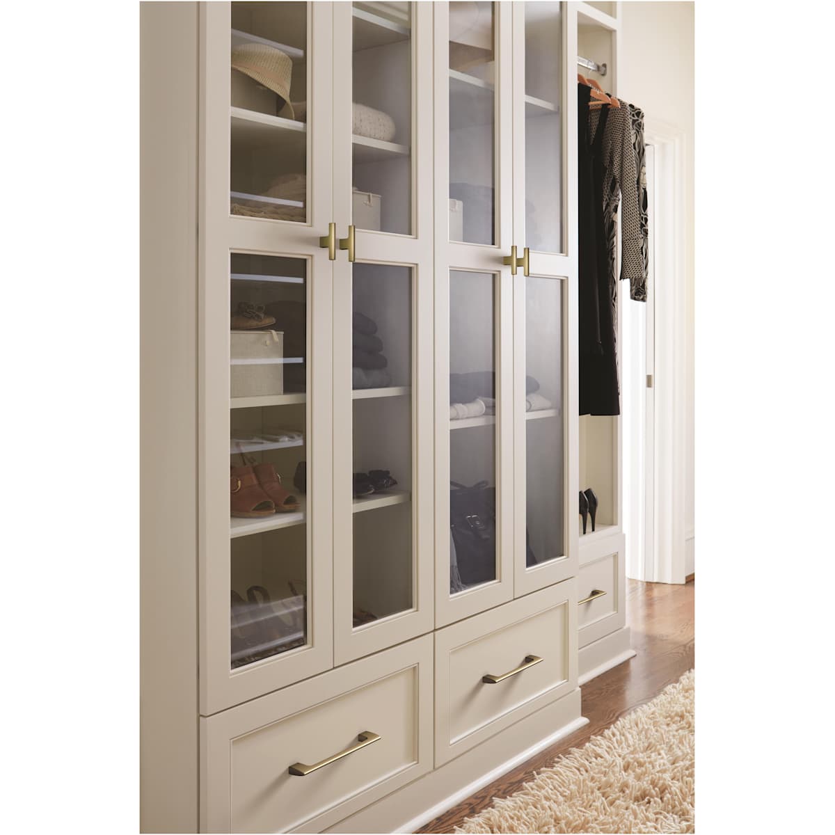 Amerock - BP55368CZ - Riva 6-5/16 Inch Center to Center Handle Cabinet Pull in Champagne Bronze