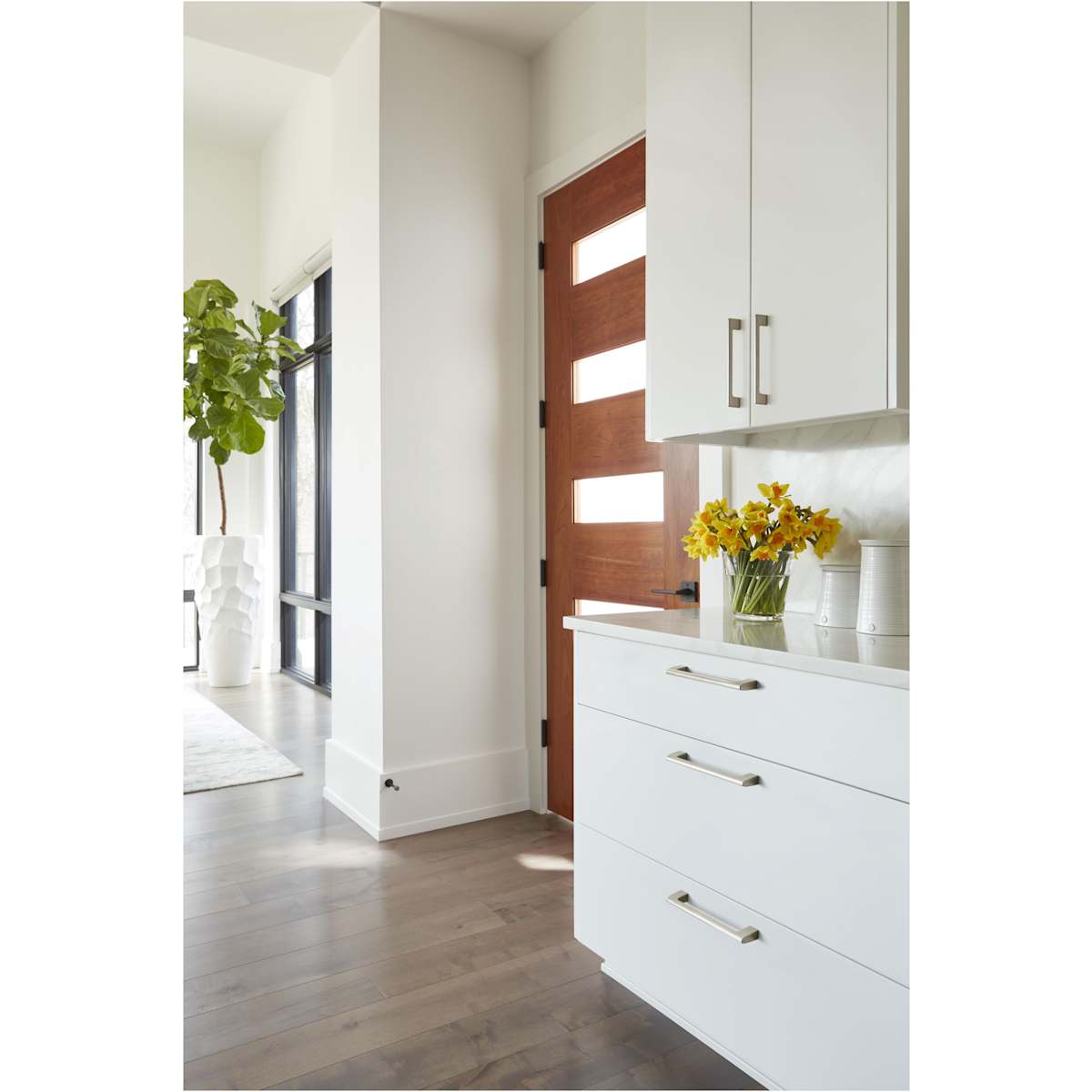 Amerock - BP55368CZ - Riva 6-5/16 Inch Center to Center Handle Cabinet Pull in Champagne Bronze