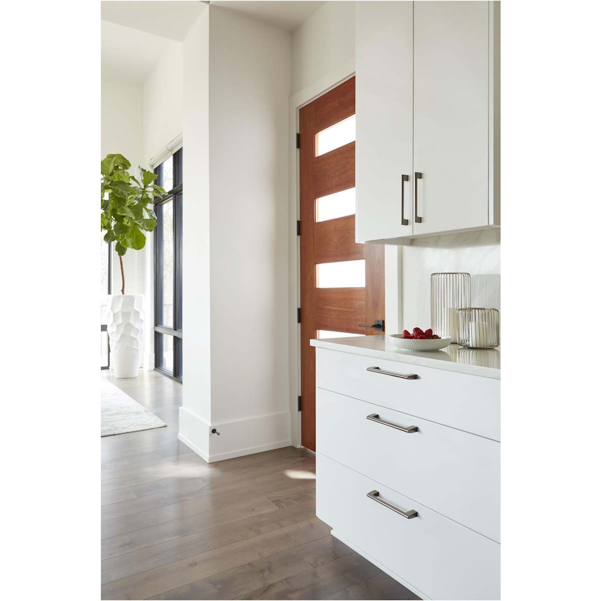Amerock - BP55368CZ - Riva 6-5/16 Inch Center to Center Handle Cabinet Pull in Champagne Bronze