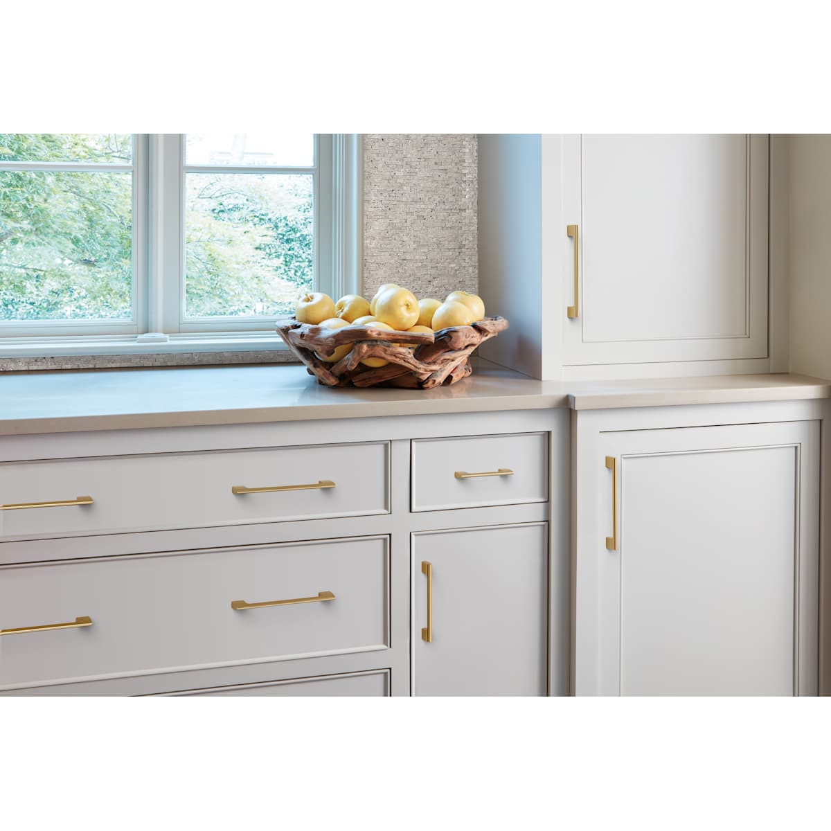 Amerock - BP55368CZ - Riva 6-5/16 Inch Center to Center Handle Cabinet Pull in Champagne Bronze