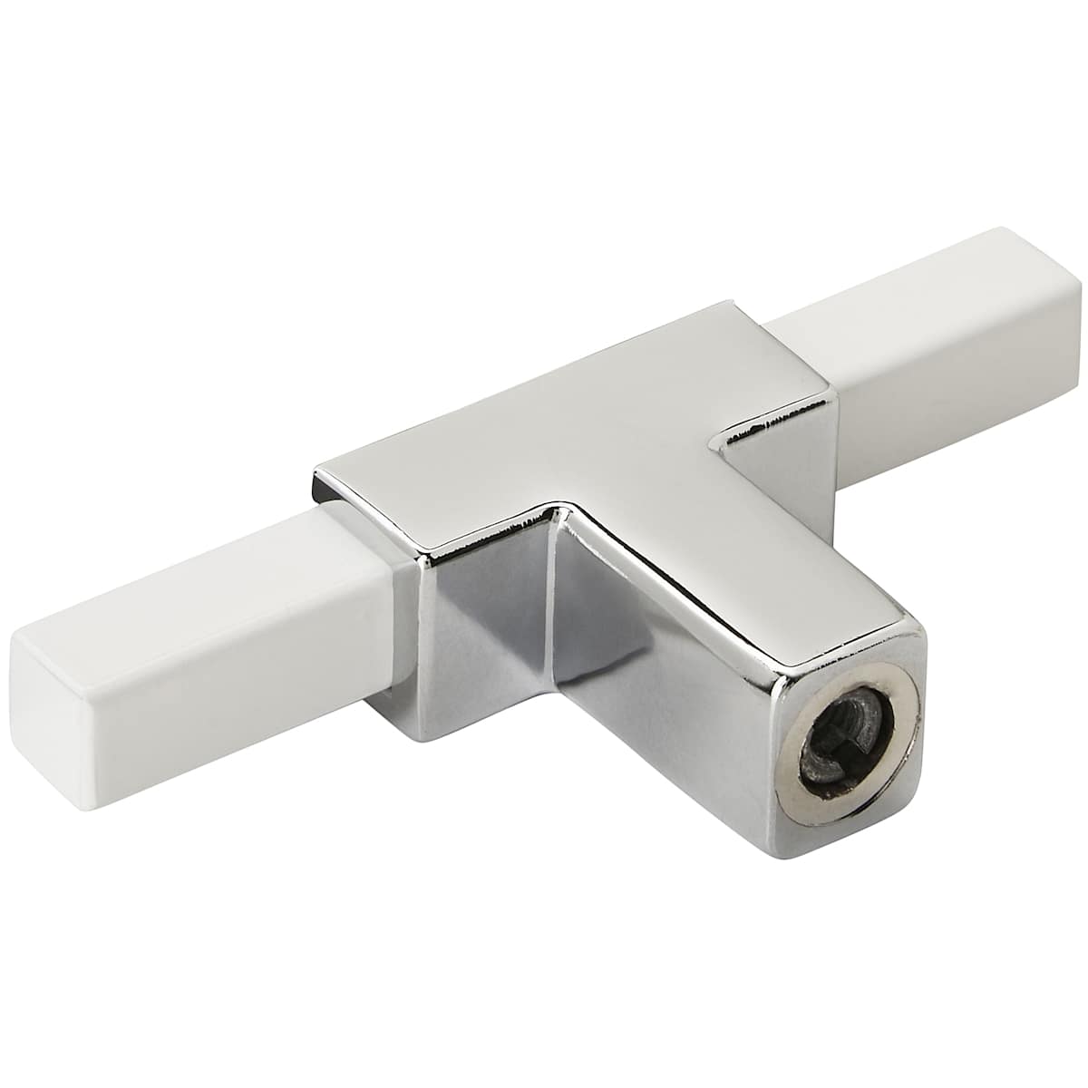 Amerock - BP6726BCR - Urbanite 1/2 Inch Bar Cabinet Knob in Polished Chrome / Black Chrome