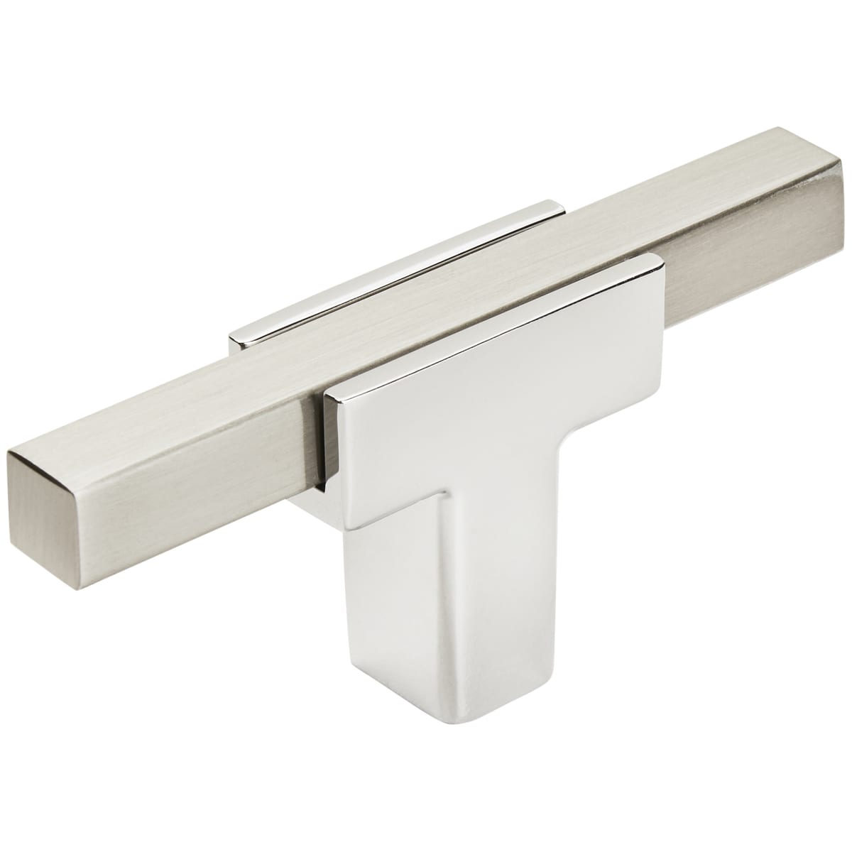 Amerock - BP6726G10 - Urbanite 1/2 Inch Bar Cabinet Knob in Polished Chrome / Satin Nickel