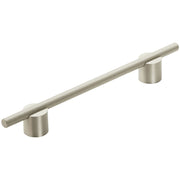 Amerock - BP7414160SCSC - Transcendent 6-5/16 Inch Center to Center Bar Cabinet Pull in Silver Champagne