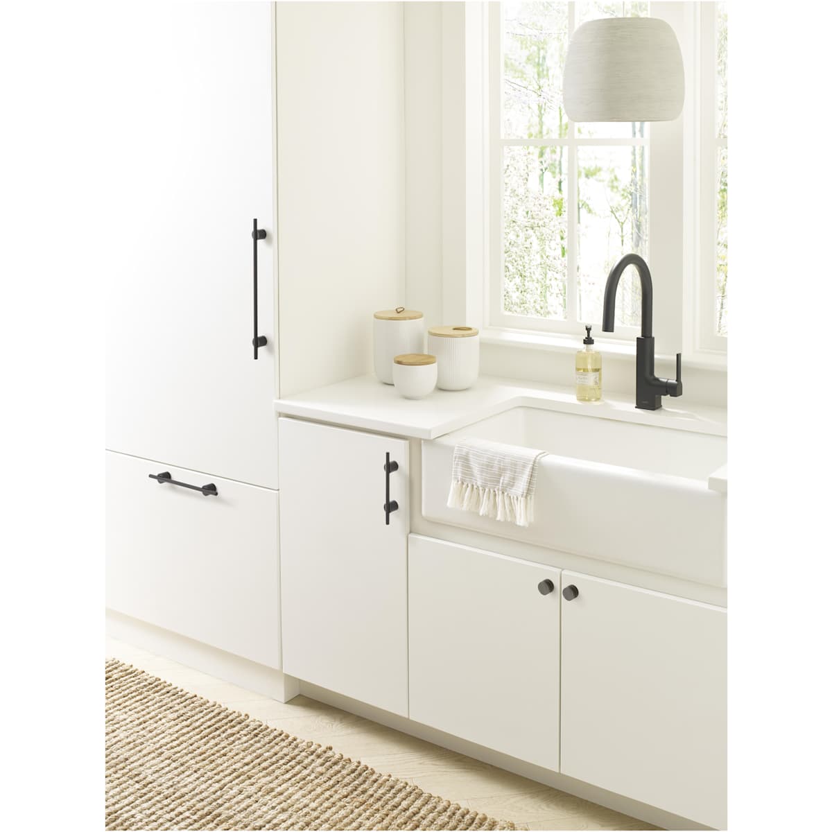 Amerock - BP7414256SCSC - Transcendent 10-1/16 Inch Center to Center Bar Cabinet Pull in Silver Champagne