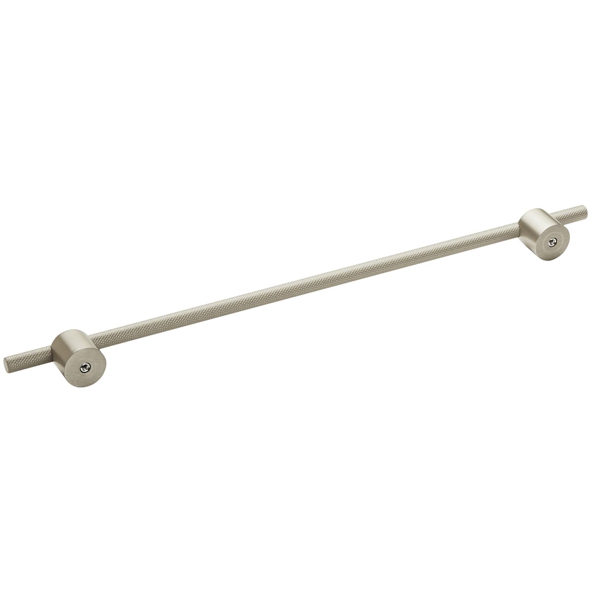 Amerock - BP7414320MBPN - Transcendent 12-5/8 Inch Center to Center Bar Cabinet Pull in Matte Black / Polished Nickel