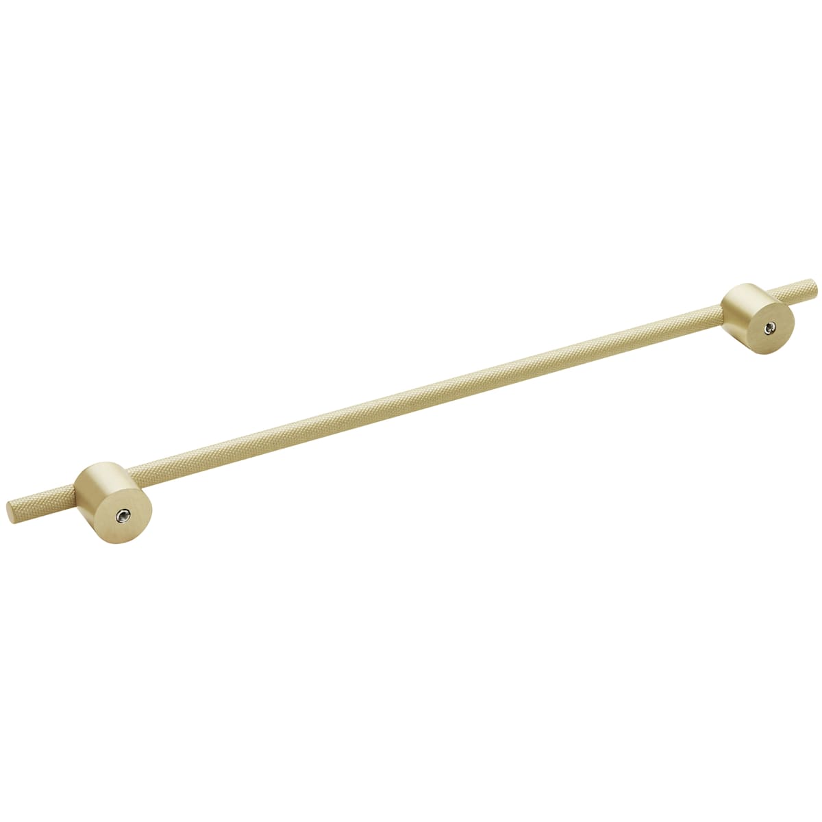 Amerock - BP7414320MBPN - Transcendent 12-5/8 Inch Center to Center Bar Cabinet Pull in Matte Black / Polished Nickel