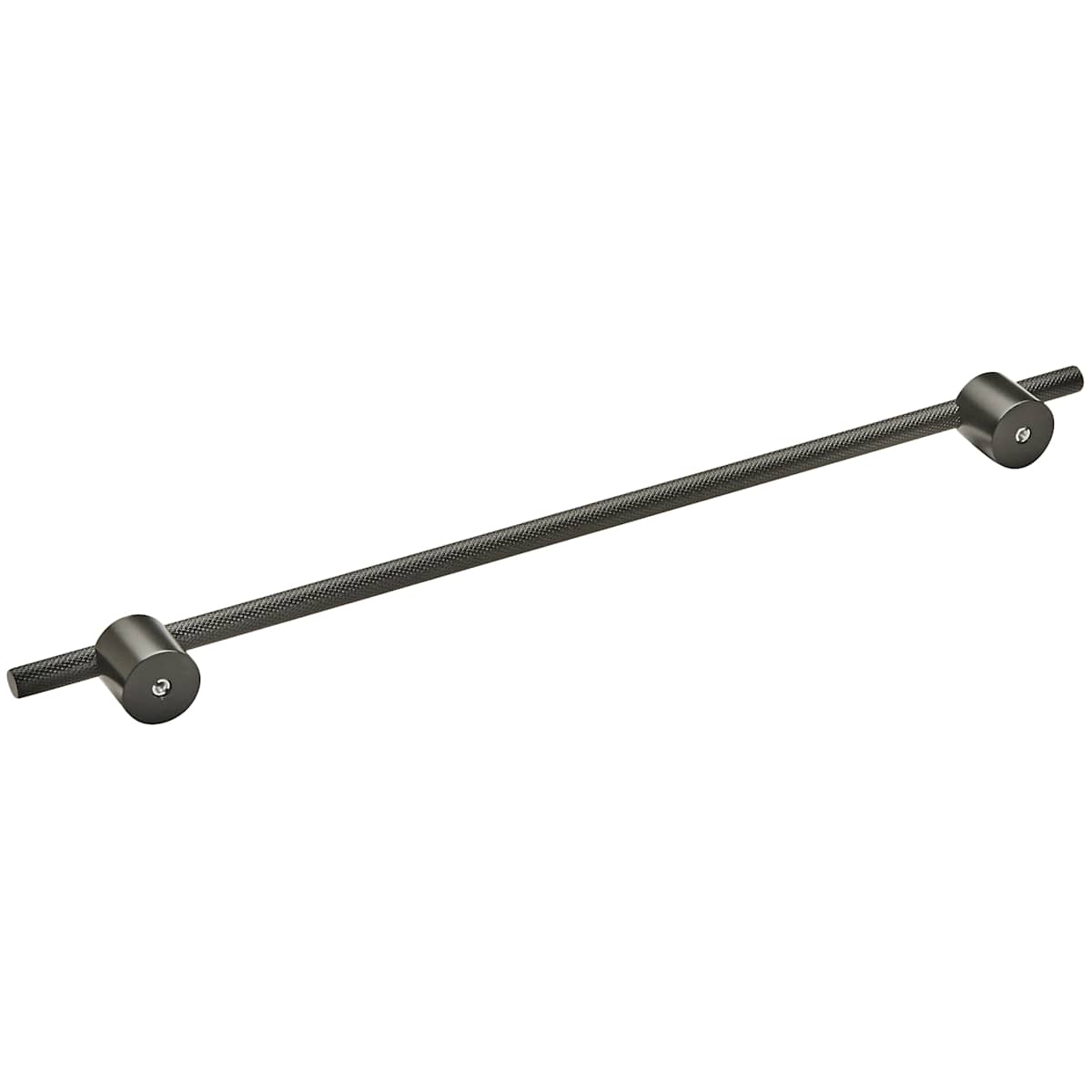 Amerock - BP7414320MBPN - Transcendent 12-5/8 Inch Center to Center Bar Cabinet Pull in Matte Black / Polished Nickel