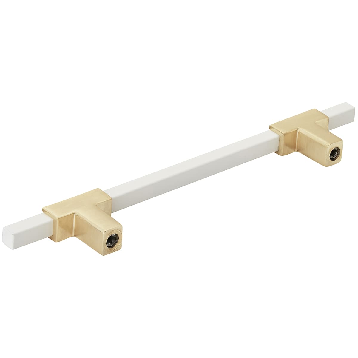 Amerock - BP778128BBZMB - Urbanite 5-1/16 Inch Center to Center Bar Cabinet Pull in Golden Champagne / Matte Black