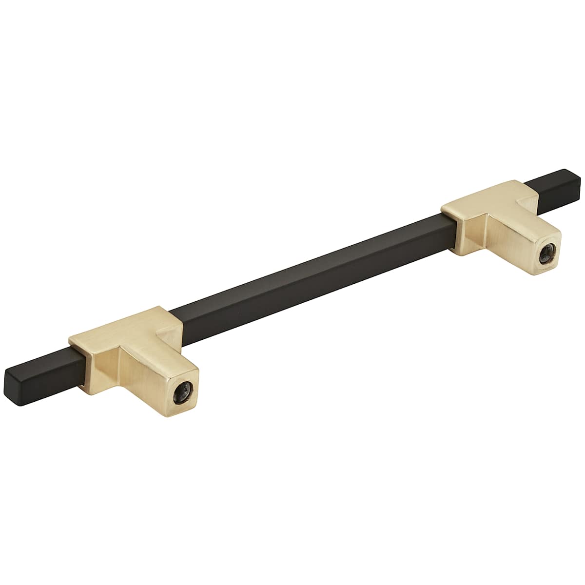 Amerock - BP778128BBZMB - Urbanite 5-1/16 Inch Center to Center Bar Cabinet Pull in Golden Champagne / Matte Black