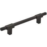 Amerock - BP778128MBMB - Urbanite 5-1/16 Inch Center to Center Bar Cabinet Pull in Matte Black / Matte Black