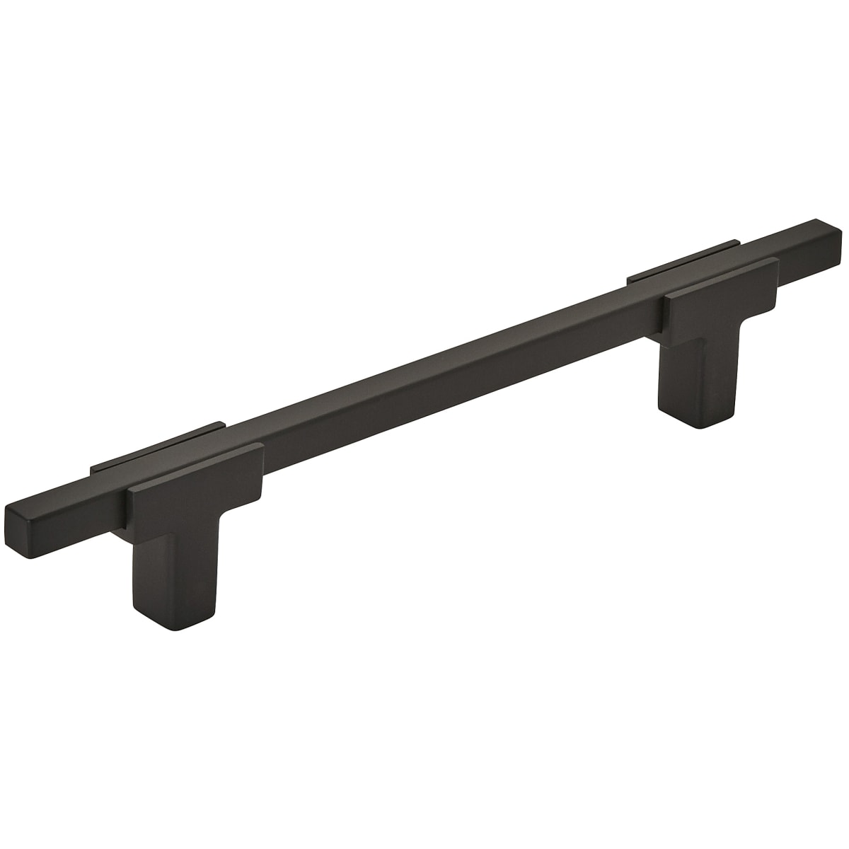 Amerock - BP778128MBMB - Urbanite 5-1/16 Inch Center to Center Bar Cabinet Pull in Matte Black / Matte Black