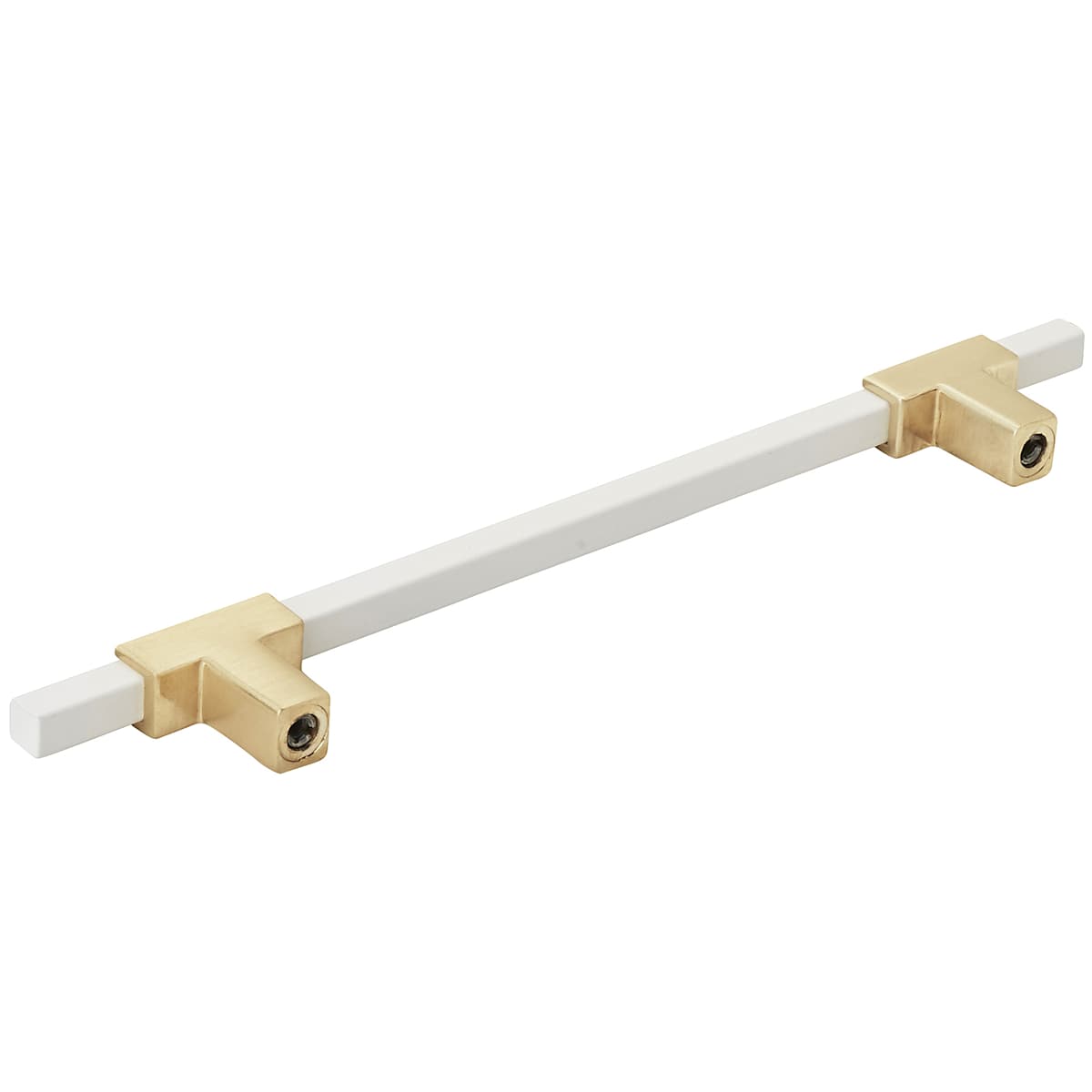 Amerock - BP778160CZMB - Urbanite 6-5/16 Inch Center to Center Bar Cabinet Pull in Champagne Bronze / Matte Black