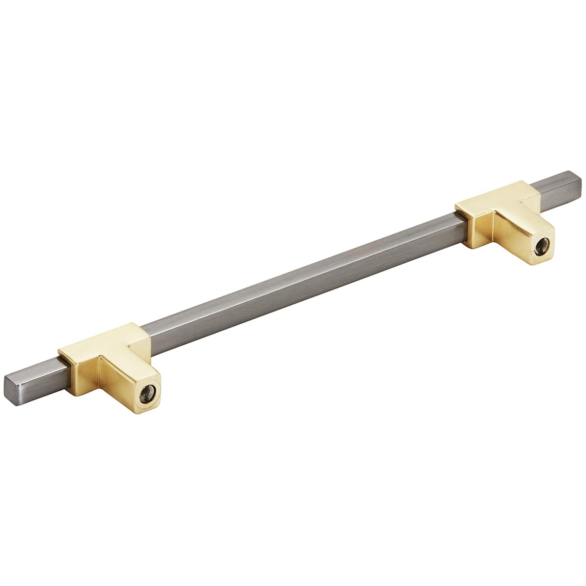 Amerock - BP778160CZMB - Urbanite 6-5/16 Inch Center to Center Bar Cabinet Pull in Champagne Bronze / Matte Black