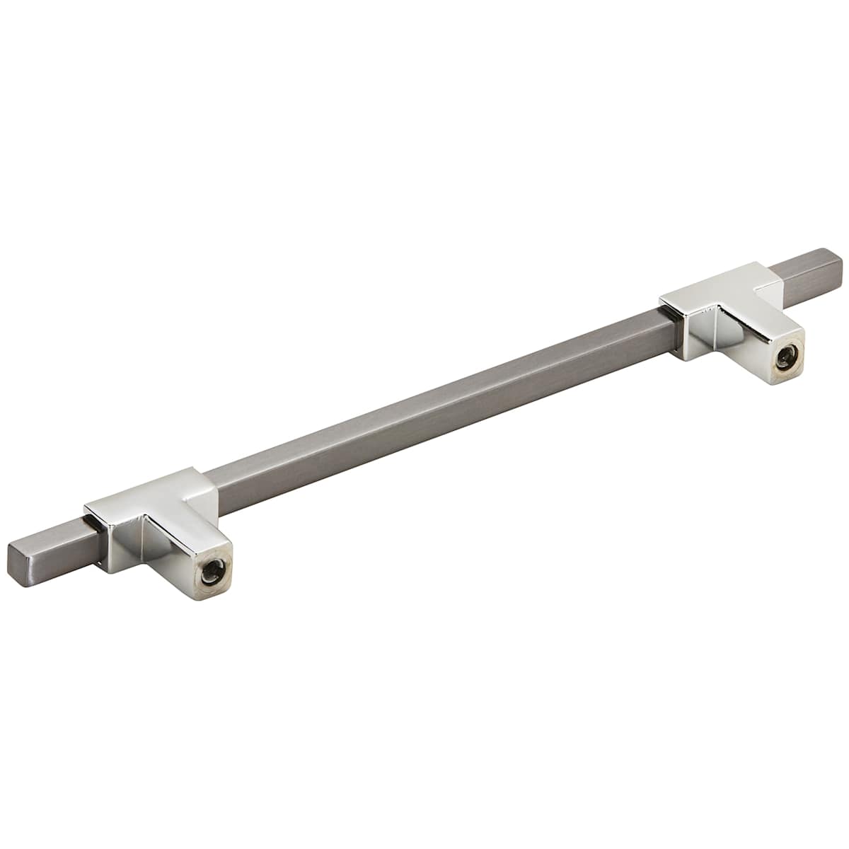 Amerock - BP778160CZMB - Urbanite 6-5/16 Inch Center to Center Bar Cabinet Pull in Champagne Bronze / Matte Black