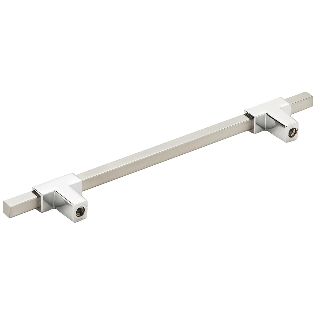 Amerock - BP778160CZMB - Urbanite 6-5/16 Inch Center to Center Bar Cabinet Pull in Champagne Bronze / Matte Black