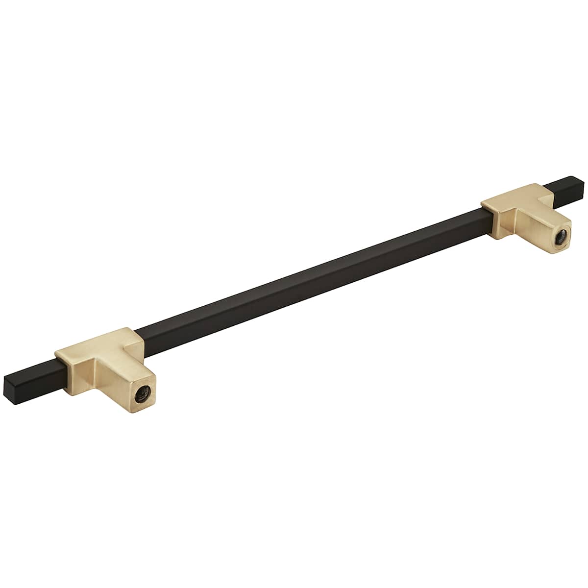 Amerock - BP778192BGLWHT - Urbanite 7-9/16 Inch Center to Center Bar Cabinet Pull in Brushed Gold / White