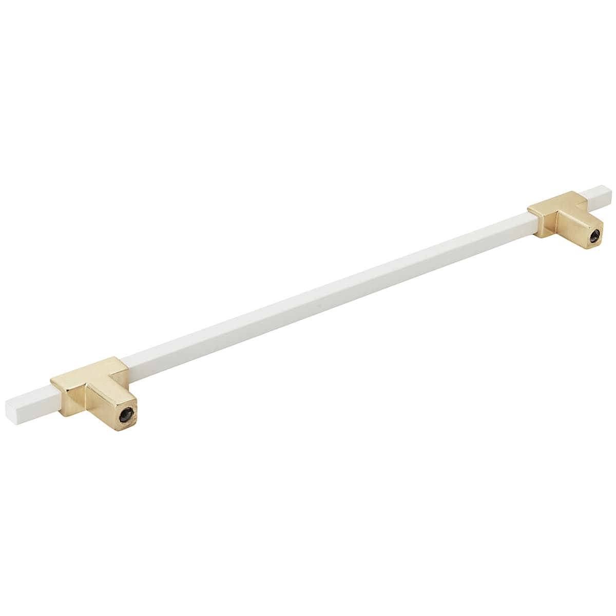Amerock - BP778256BBZMB - Urbanite 10-1/16 Inch Center to Center Bar Cabinet Pull in Golden Champagne / Matte Black