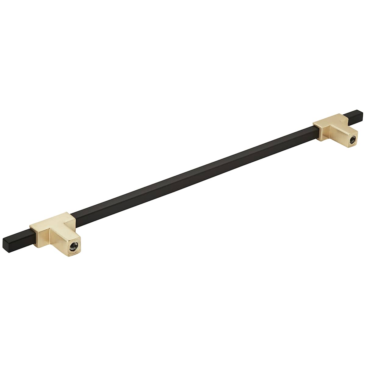 Amerock - BP778256BBZMB - Urbanite 10-1/16 Inch Center to Center Bar Cabinet Pull in Golden Champagne / Matte Black