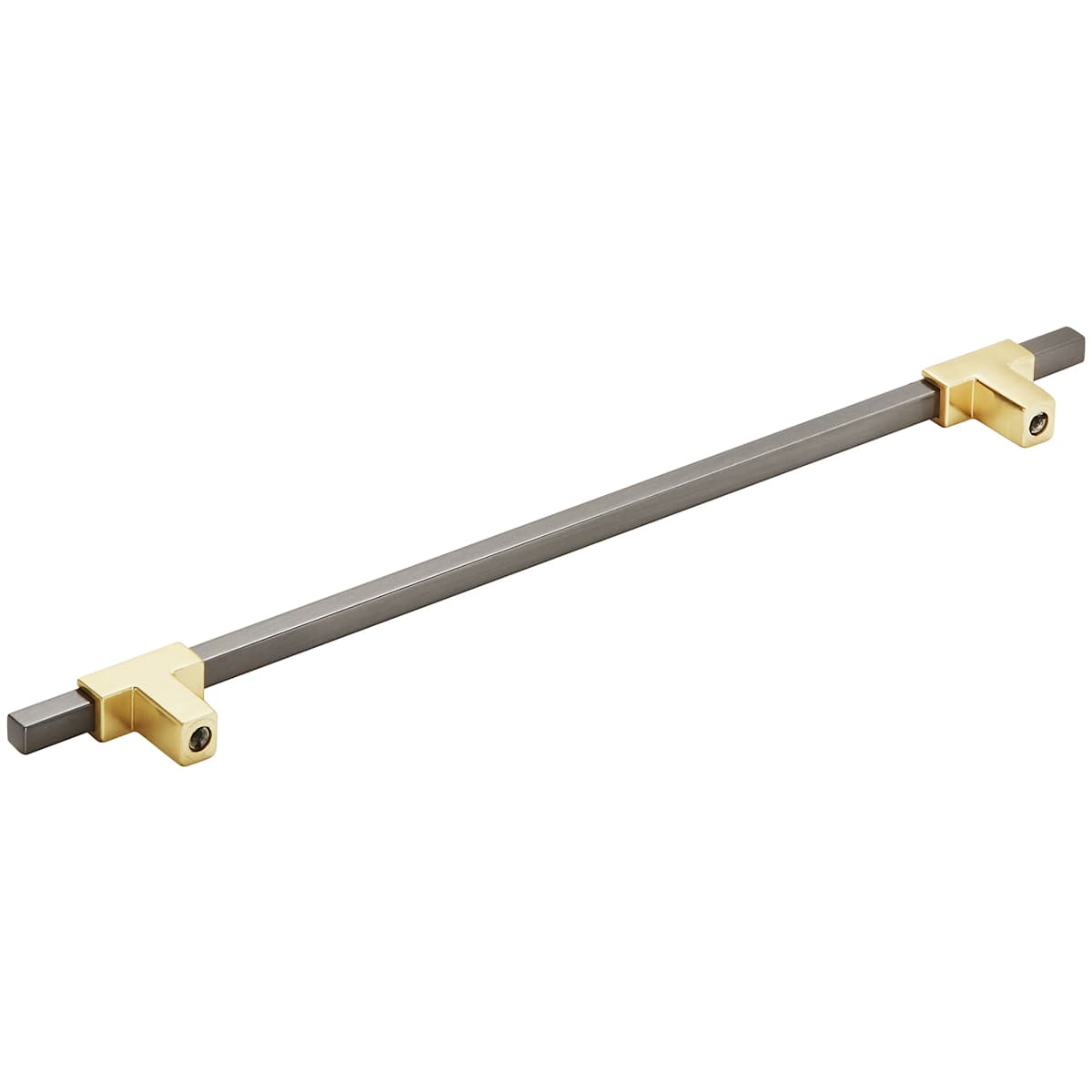 Amerock - BP778256BBZMB - Urbanite 10-1/16 Inch Center to Center Bar Cabinet Pull in Golden Champagne / Matte Black