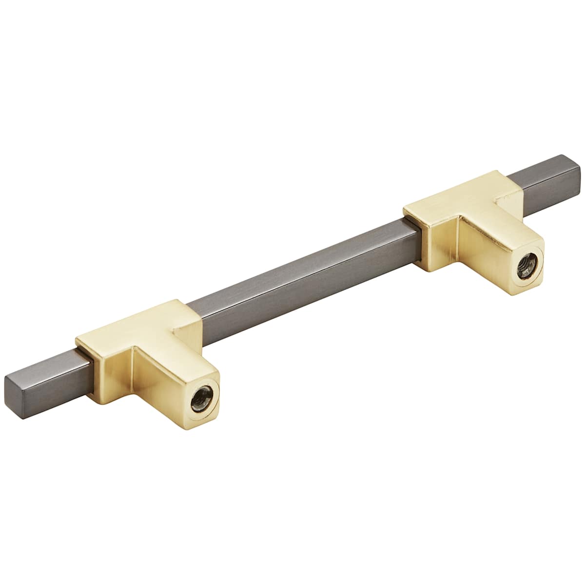 Amerock - BP77896CZMB - Urbanite 3-3/4 Inch Center to Center Bar Cabinet Pull in Champagne Bronze / Matte Black