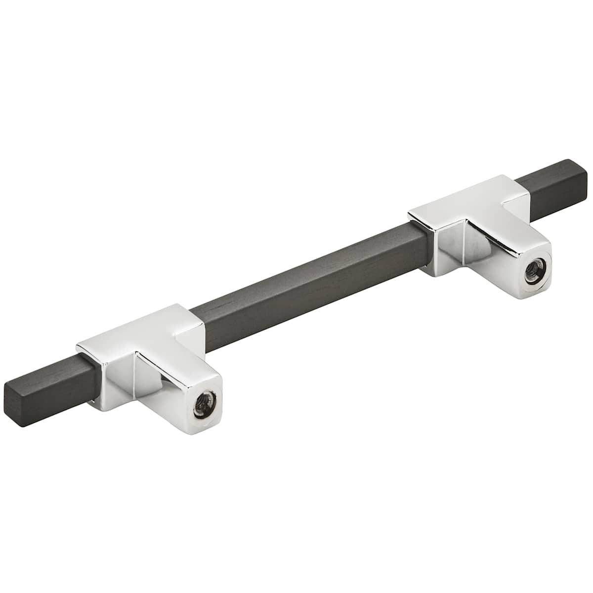 Amerock - BP77896CZMB - Urbanite 3-3/4 Inch Center to Center Bar Cabinet Pull in Champagne Bronze / Matte Black